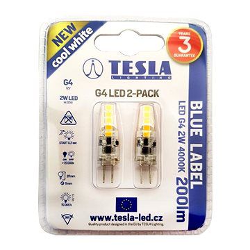 TESLA LED 2W G4 2ks 4000K - alza.cz