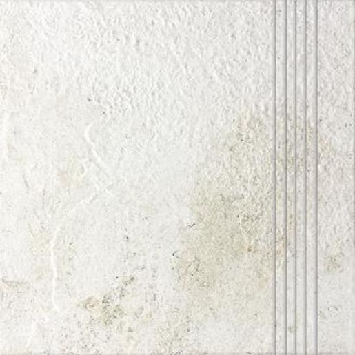 Schodovka Rako Como bílá 33x33 cm reliéfní DCP3B692.1 - Siko - koupelny - kuchyně