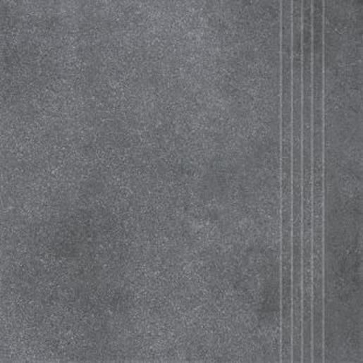 Schodovka Rako Form tmavě šedá 33x33 cm reliéfní DCP3B697.1 - Siko - koupelny - kuchyně