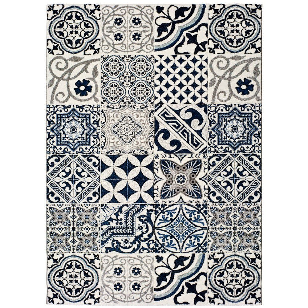 Modrý koberec Universal Indigo Azul Mecho, 140 x 200 cm - Bonami.cz