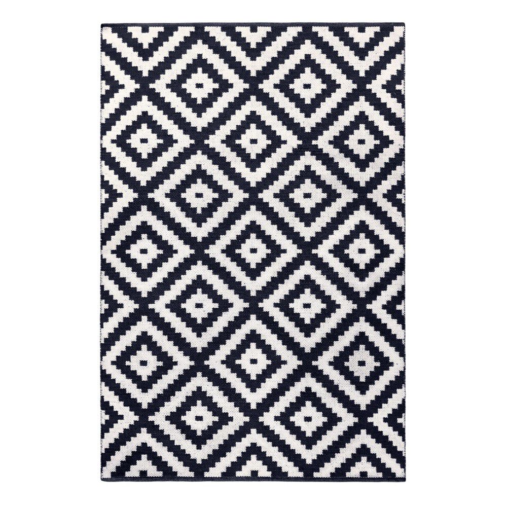 Tmavě modro-šedý oboustranný koberec vhodný i do exteriéru Green Decore Ava Malo, 90 x 150 cm - Bonami.cz