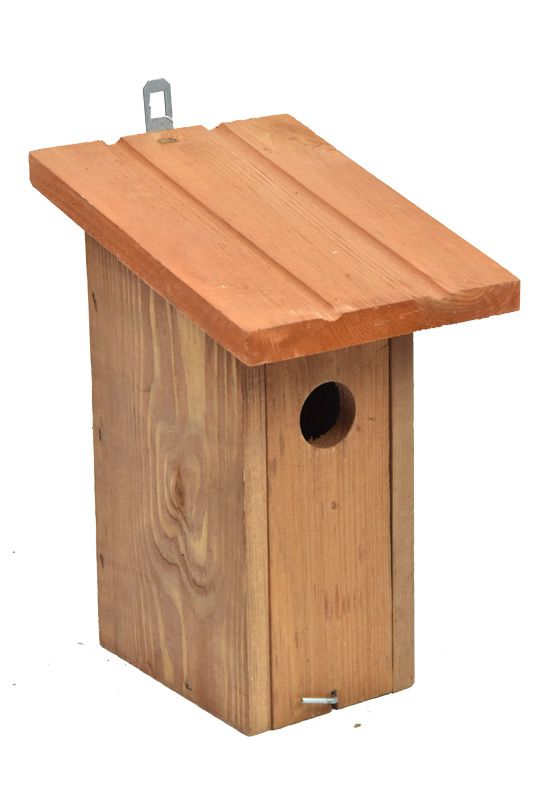 Vingo Dřevěná budka pro ptáky, hnědá - 15 x 13 cm - Vingo