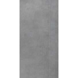 Schodovka Rako Extra tmavě šedá 30x60 cm mat DCPSE724.1