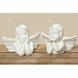 Porcelánový anděl White