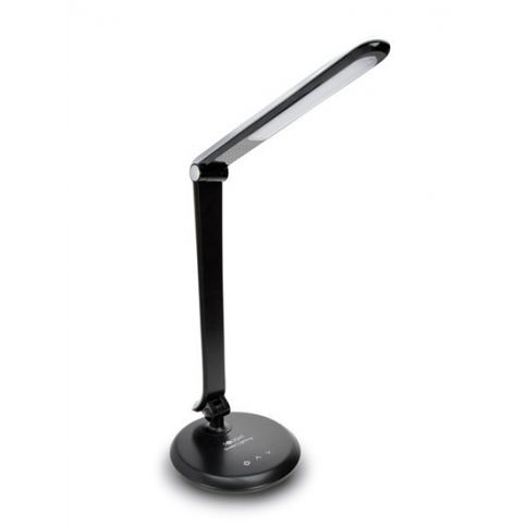 LED stolní lampička dotyková, 8W, plynulá regulace jasu, 5300K, šedo-černá barva - Rozsvitsi.cz - svítidla