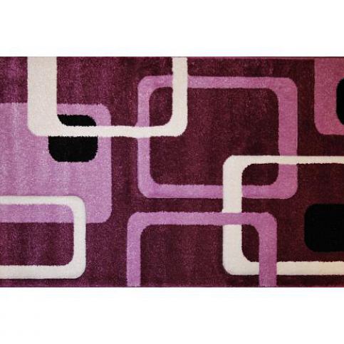Malinový koberec Rumba 5280, 160x220 cm - FORLIVING