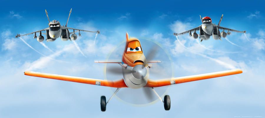 AG Design Planes Letadla Disney - vliesová fototapeta - GLIX DECO s.r.o.