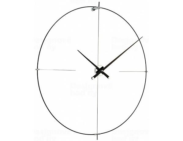 Designové nástěnné hodiny Nomon Bilbao L black 110cm - FORLIVING