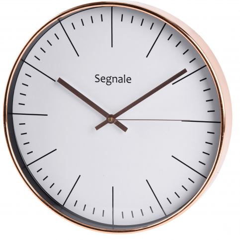Kulaté hodiny nástěnné SEGNALE, Ø 30 cm - EMAKO.CZ s.r.o.