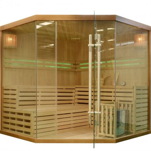 Rohová finská sauna GH6307 - DEKORHOME.CZ
