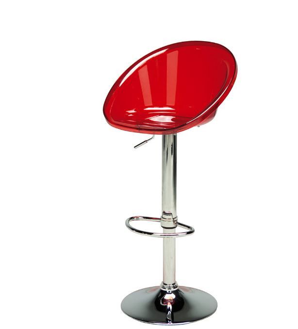 Stima Barová židle Sphere Rosso transparente - červená průhledná - ATAN Nábytek