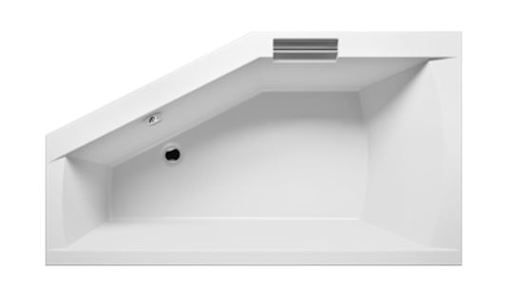 Asymetrická vana Riho Geta 160x90 cm akrylát levá BA86 - Siko - koupelny - kuchyně