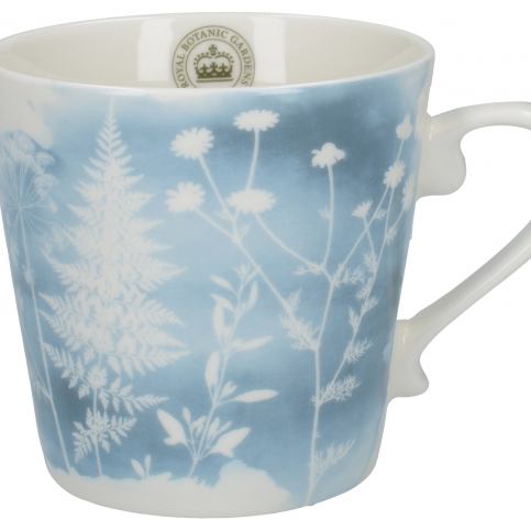 . Porcelánový hrnek Waterflowers Blue, 8,5x11,5x10 cm - Alomi Design