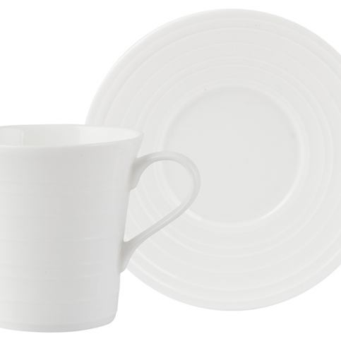. Porcelánový šálek s podšálkem na espresso Cioro, 10,5x11x8 cm - Alomi Design