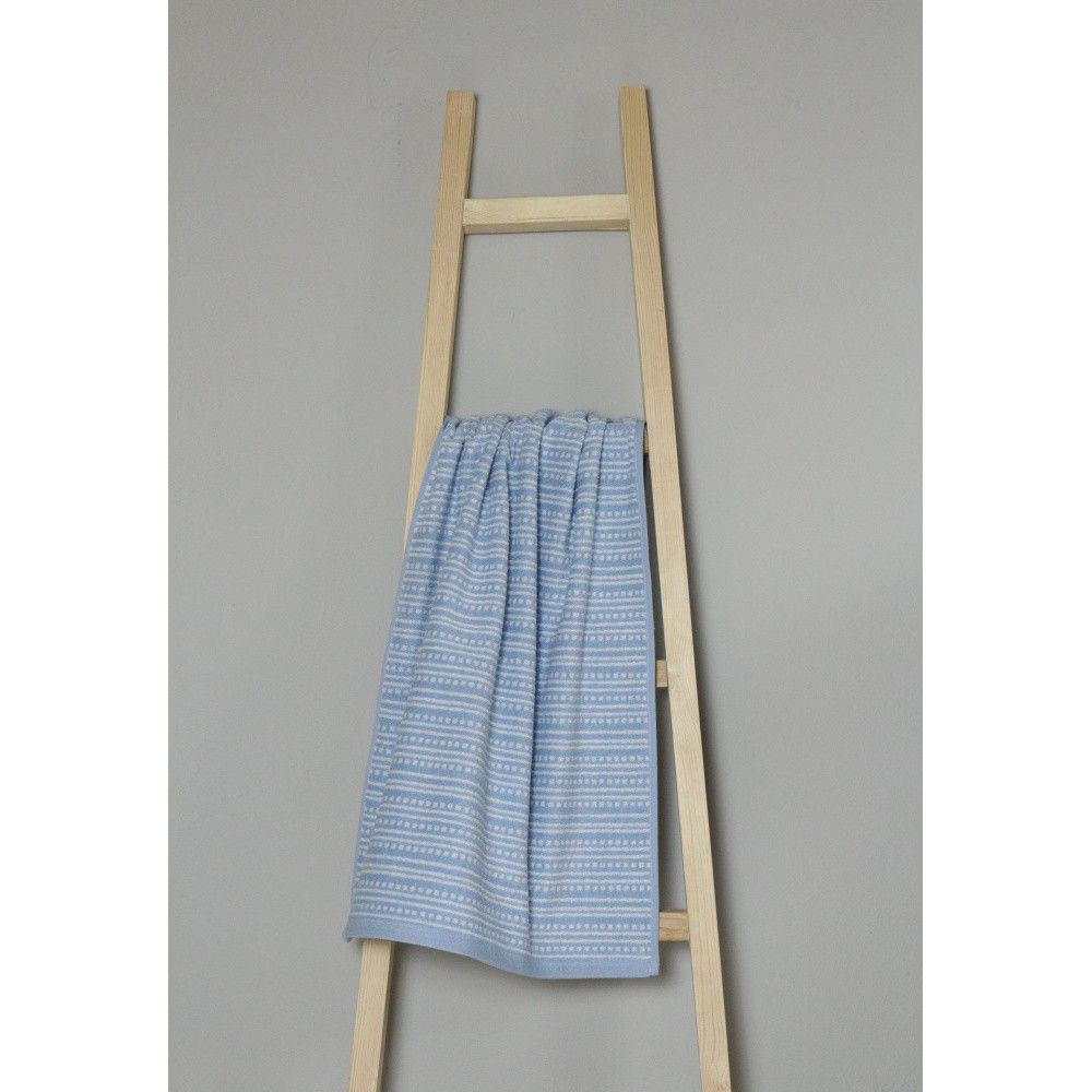 Modrý bavlněný ručník My Home Plus Spa, 50 x 90 cm - Bonami.cz