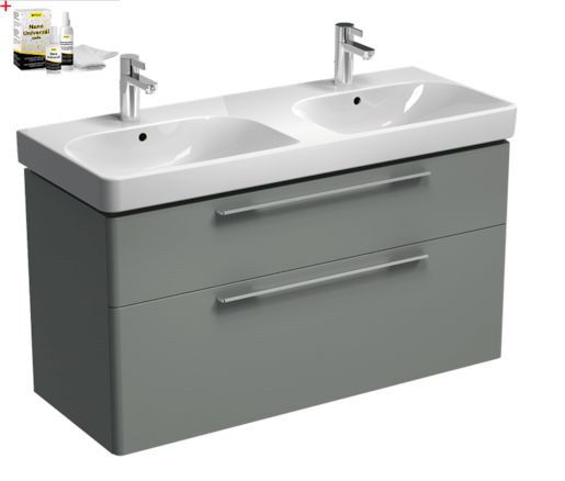 Koupelnová skříňka s umyvadlem Kolo Kolo 120x71 cm platinová šedá SIKONKOT2120PS - Siko - koupelny - kuchyně