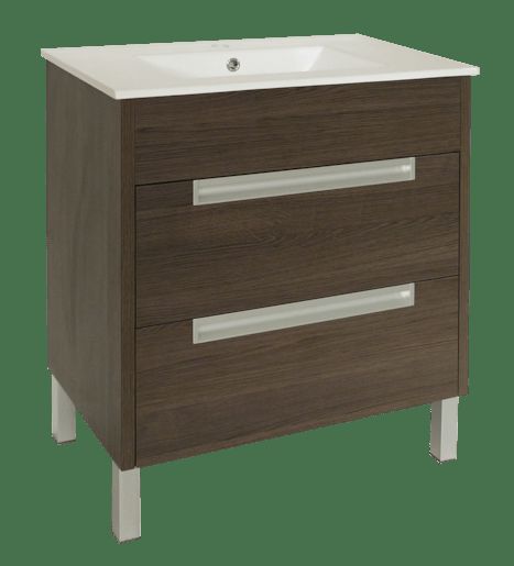 Koupelnová skříňka s umyvadlem Naturel Modena 75x46 cm dub šedý MODENA75DV - Siko - koupelny - kuchyně