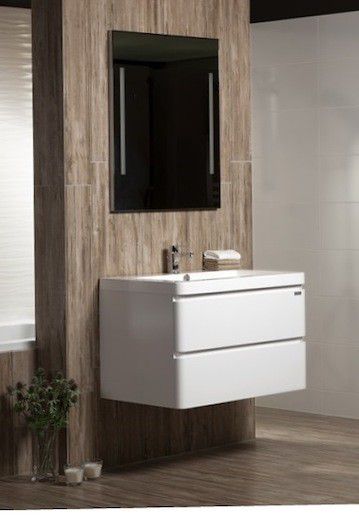 Koupelnová skříňka s umyvadlem Naturel Pavia Way 85x48,5 cm bílá PAVIA285Z - Siko - koupelny - kuchyně