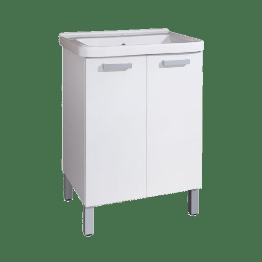 Koupelnová skříňka s umyvadlem Naturel Vario 65x48,5 cm bílá VARIOKMPL65BI - Siko - koupelny - kuchyně