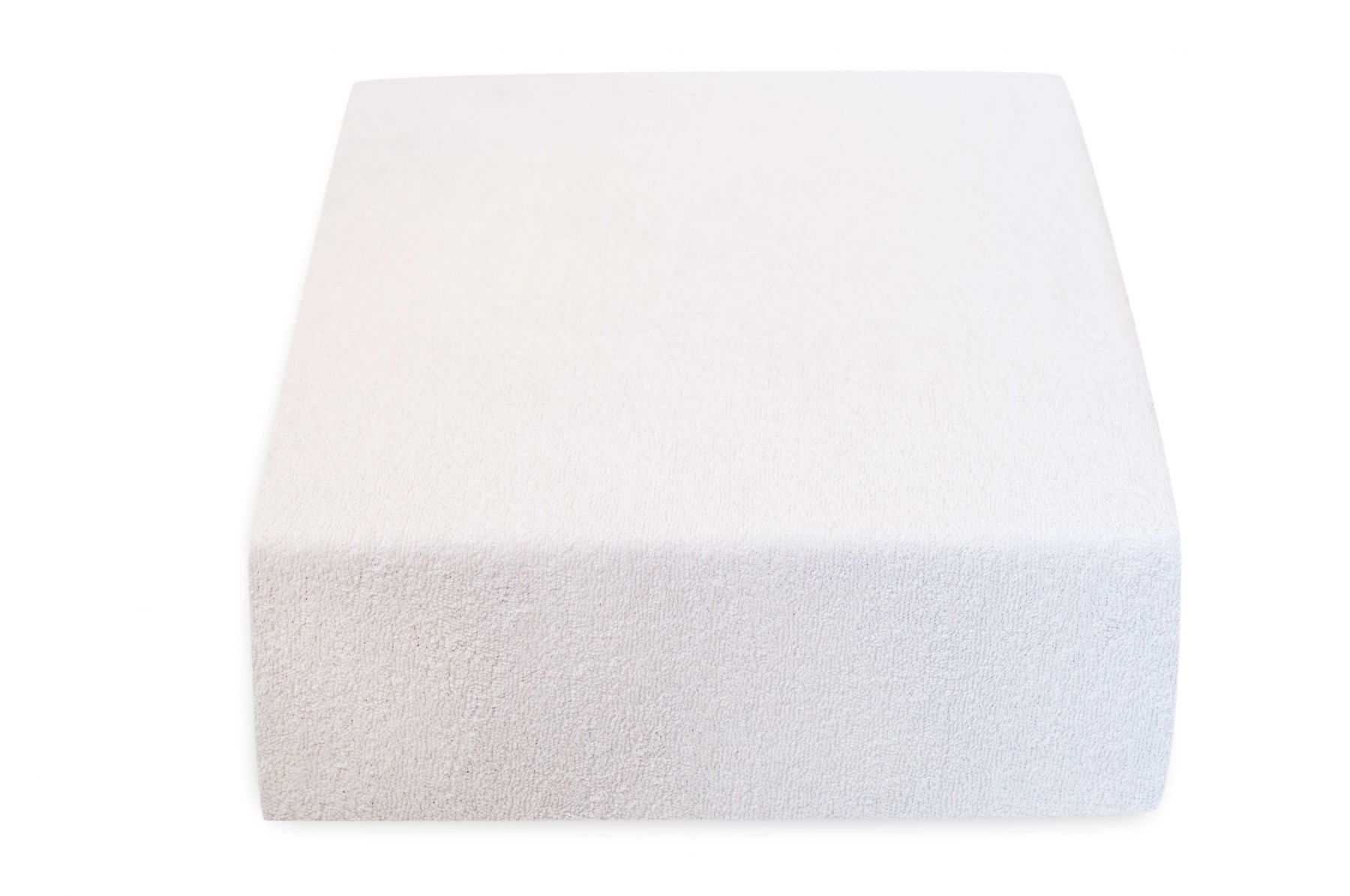 Froté prostěradlo bílé 180x200 cm Gramáž (hustota vlákna): Lux (190 g/m2) - Výprodej Povlečení