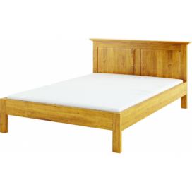 Masivní postel 180x200 ACC 01 - K01 světlá borovice