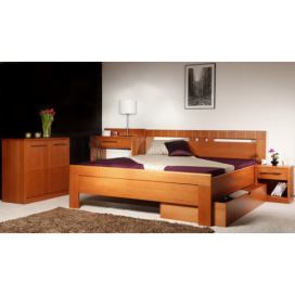 Masivní postel s úložným prostorem Arleta 1 - 160/180 x 200cm - 180 x 200cm