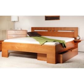 Masivní postel s úložným prostorem Varezza 1 - 160/180 x 200cm - 180 x 200cm