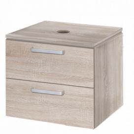 Koupelnová skříňka pod umyvadlo Naturel Vario Dekor 54x45 cm dub bardolino VARIODESK60ZDBDB