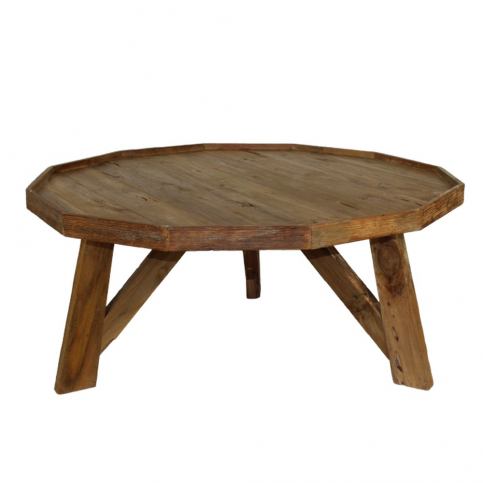 Konferenční stolek z teakového dřeva HSM collection Diamond, Ø 50 cm - Bonami.cz