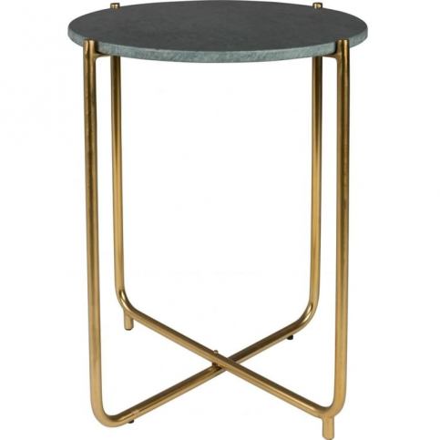 Odkládací stolek WLL TIMPA Ø 44,5 cm, zelený - Designovynabytek.cz