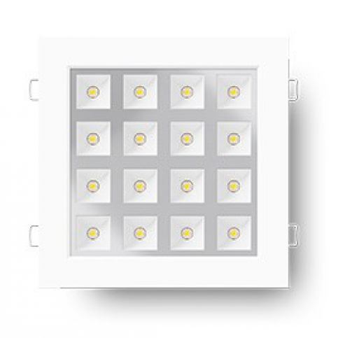 Podhledové LED svítidlo, 17,5x17,5cm, 16W, studená bílá + poštovné zdarma - Rozsvitsi.cz - svítidla