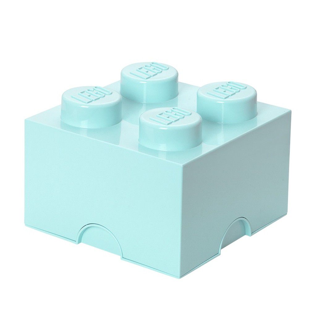 Světle modrý úložný box čtverec LEGO® - Bonami.cz