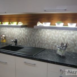 Obkladový panel do kuchyně s přírodním motivem listů