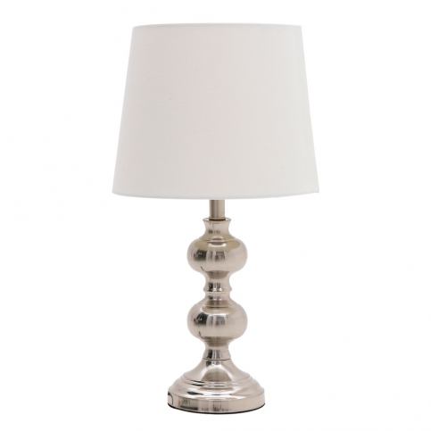 Kovová stolní lampa s bílým stínítkem InArt Metalico, výška 47 cm - Bonami.cz