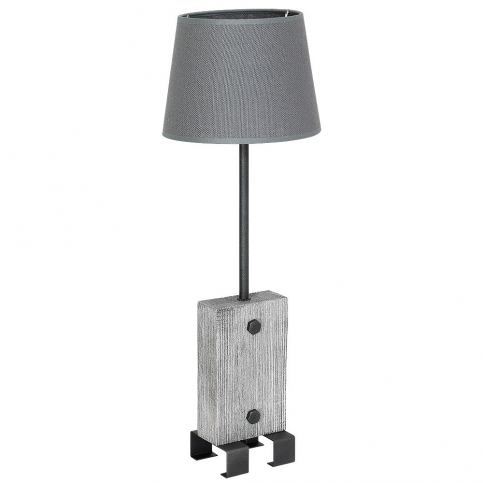 Stolní lampa s dřevěnými detaily Glimte Thor III Dark Lampshade - Bonami.cz