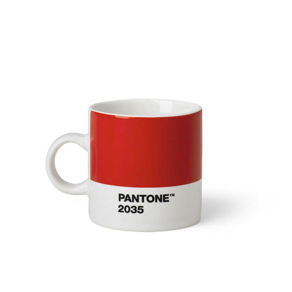 Červený hrnek Pantone Espresso, 120 ml - Bonami.cz