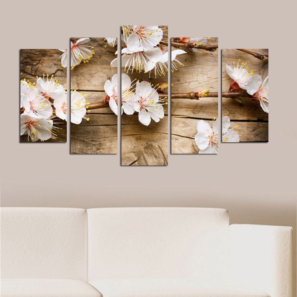 Vícedílný obraz Flower In The Blossom, 110 x 60 cm - Bonami.cz