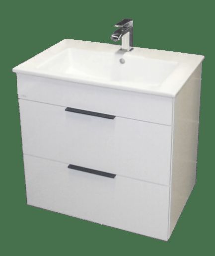 Koupelnová skříňka s umyvadlem Jika Plan 65x44,1x62,2 cm bílá H4536021763001 - Siko - koupelny - kuchyně