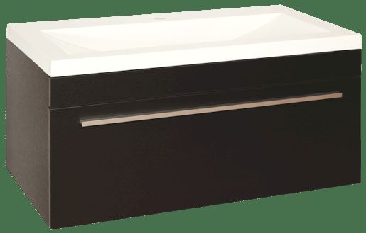 Koupelnová skříňka s umyvadlem Naturel Verona 90x48 cm černá VERONA90DV - Siko - koupelny - kuchyně