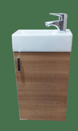 Koupelnová skříňka s umyvadlem Jika Litt 40x22,1x67,5 cm třešeň H4535111753081 - Siko - koupelny - kuchyně