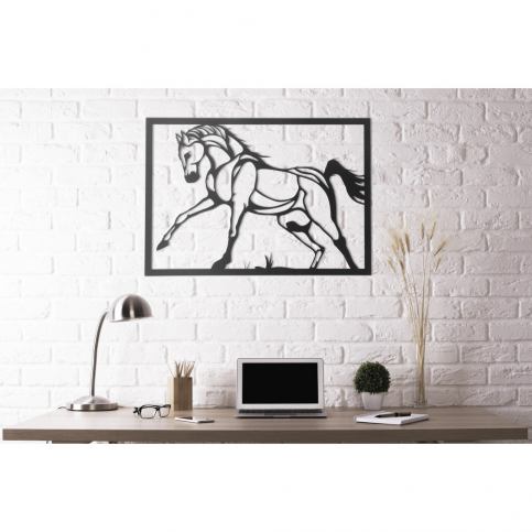 Nástěnná kovová dekorace Horse, 50 x 70 cm - Bonami.cz