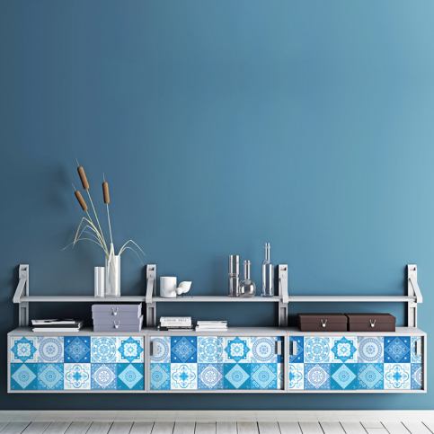 Sada 30 samolepek na nábytek Ambiance Tiles Stickers For Furniture Suzia, 15 x 15 cm - Bonami.cz