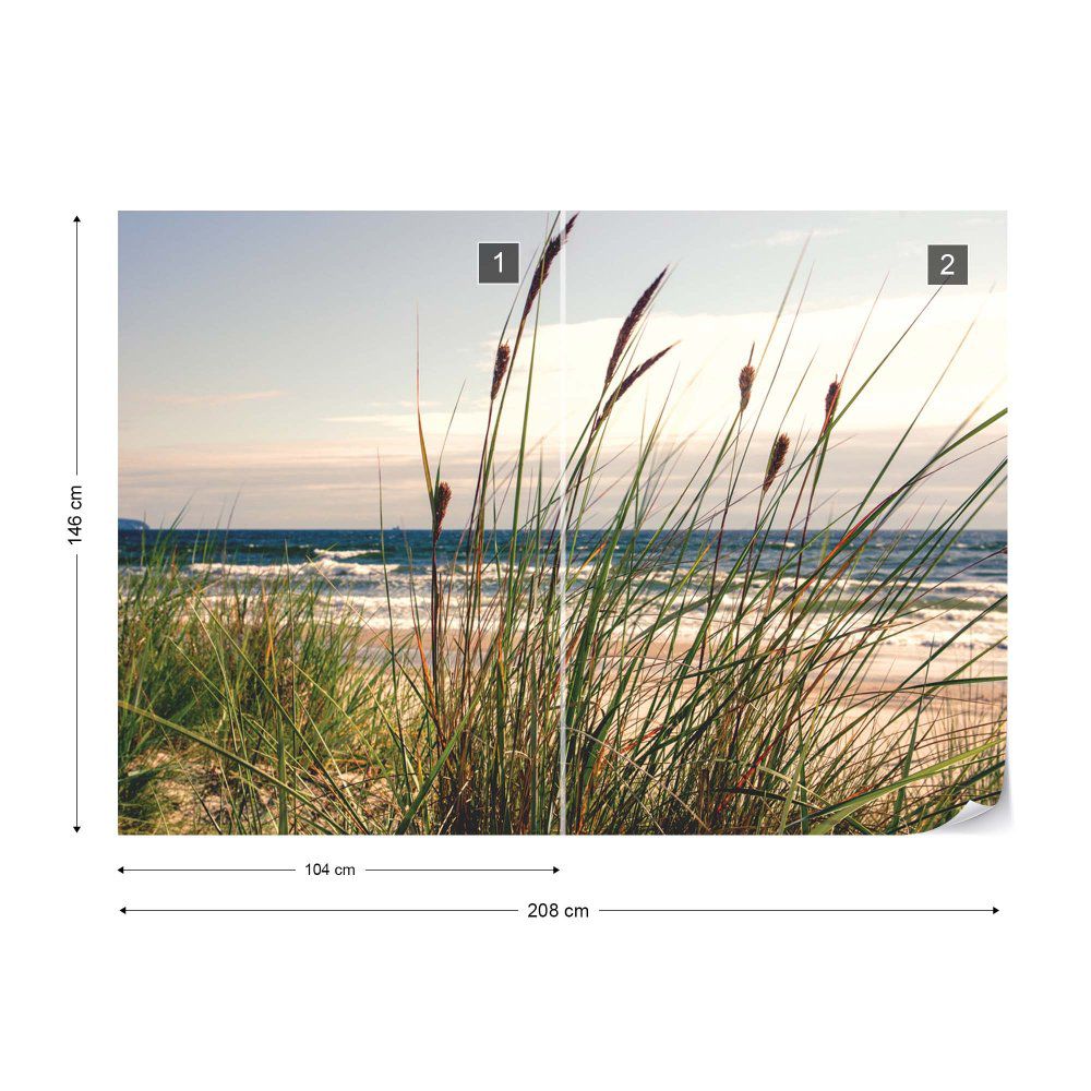 Fototapeta GLIX - Beach Coastline + lepidlo ZDARMA Vliesová tapeta  - 208x146 cm - GLIX DECO s.r.o.