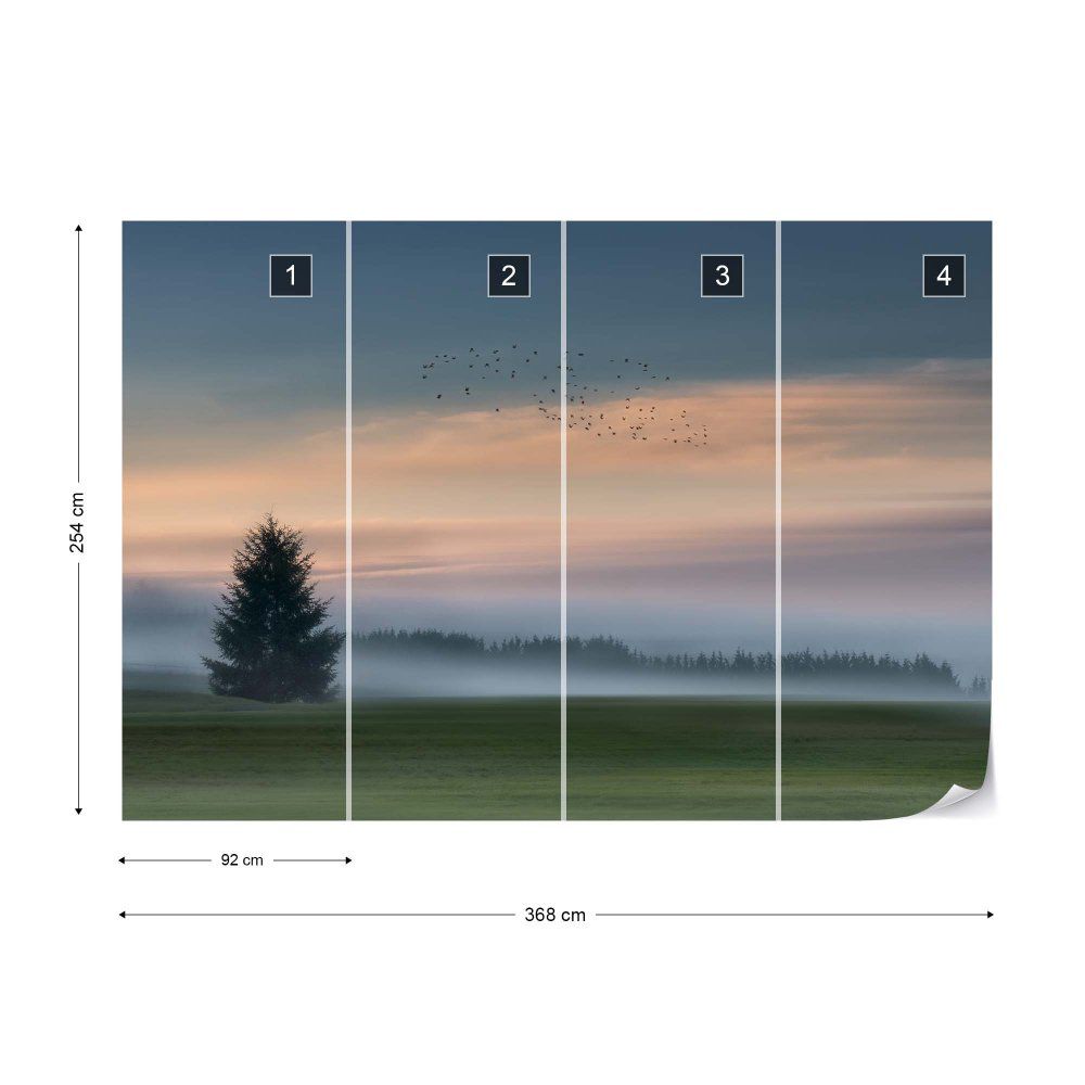 Fototapeta GLIX - Dance In The Clouds + lepidlo ZDARMA Vliesová tapeta  - 368x254 cm - GLIX DECO s.r.o.