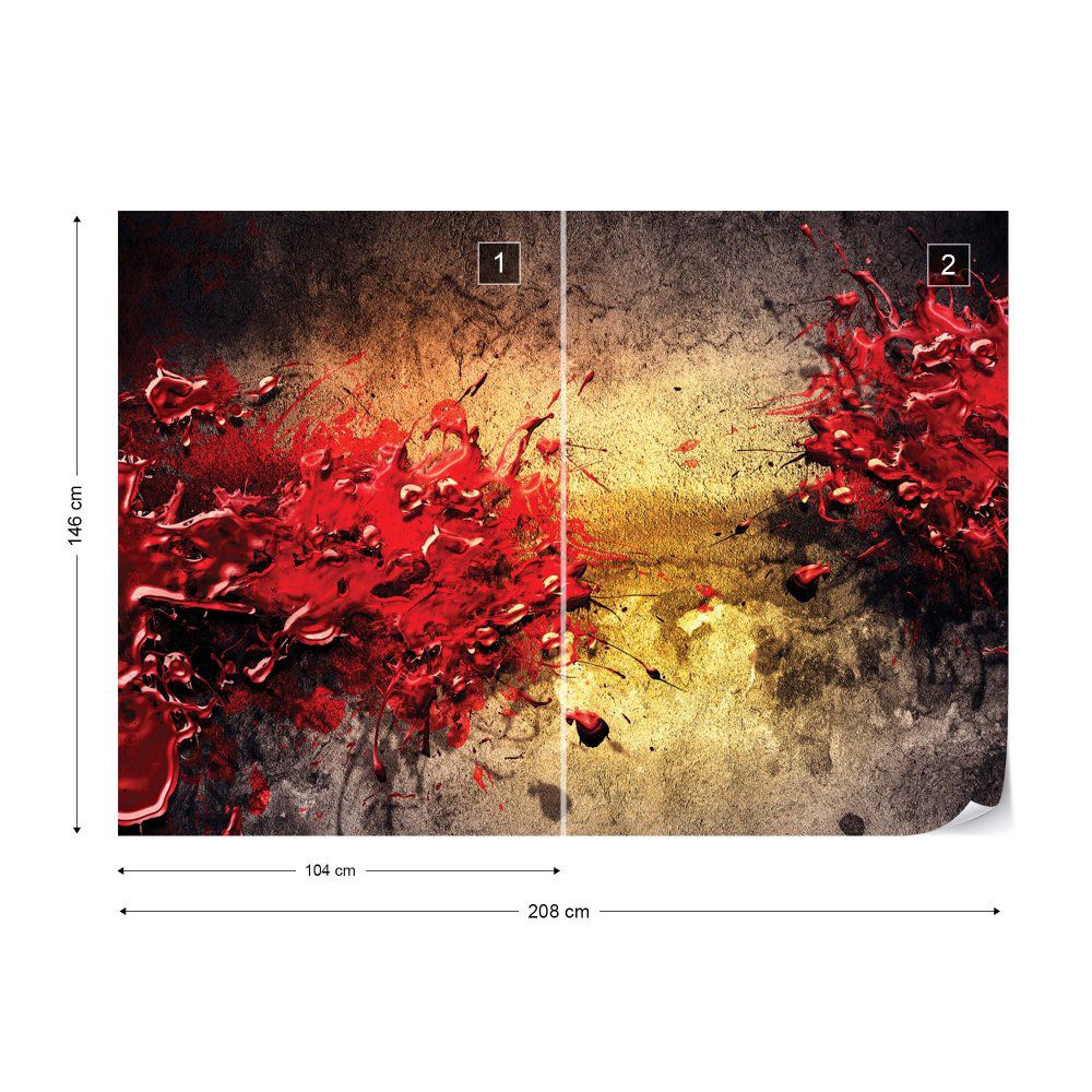 Fototapeta GLIX - Colour Splash Abstract Art  + lepidlo ZDARMA Vliesová tapeta  - 208x146 cm - GLIX DECO s.r.o.