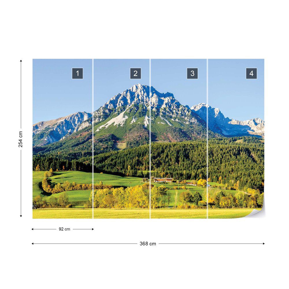 Fototapeta GLIX - Mountains + lepidlo ZDARMA Vliesová tapeta  - 368x254 cm - GLIX DECO s.r.o.