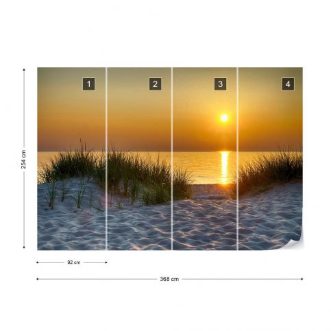 GLIX Fototapeta - Beach Sunset II. Vliesová tapeta  - 368x254 cm - GLIX DECO s.r.o.