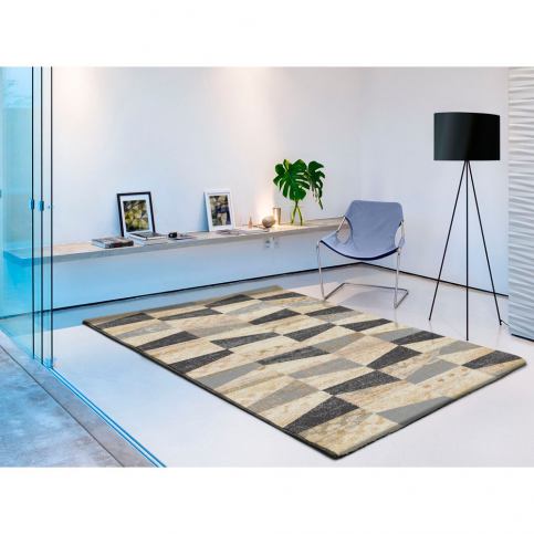 Šedobéžový koberec Universal Fusion, 160 x 230 cm - Bonami.cz