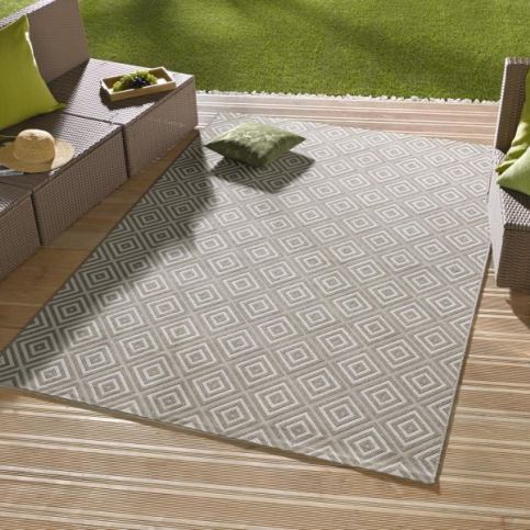 Hanse Home Collection koberce Kusový koberec Meadow | zelený kosočtverce Rozměry koberců: 160x230cm  - Veselá Žena.cz