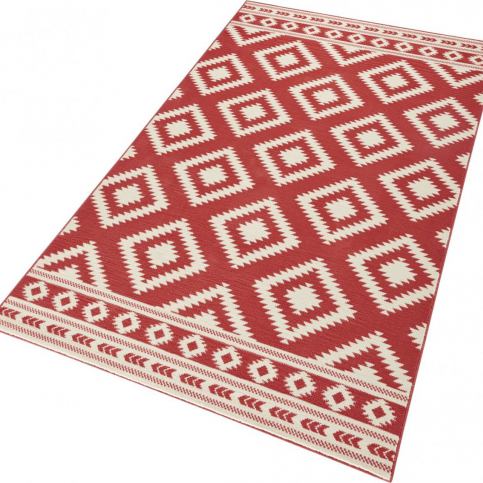 Hanse Home Collection koberce Kusový koberec Gloria | červeno-bílý | varianty Rozměry koberců: 80x15 - Veselá Žena.cz